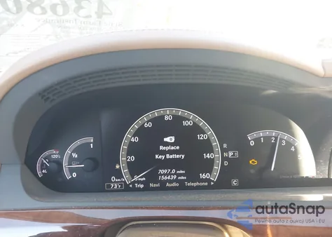 2010 Mercedes-Benz S 550 from USA, damaged, VIN WDDNG7BBXAA297627